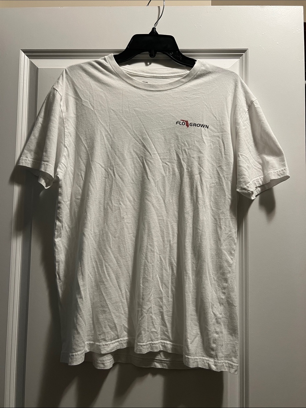 FloGrown Men’s White Short-Sleeve Logo Tee